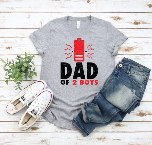 Dad Of 2 Boys Father’s Day Unisex T-Shirt
