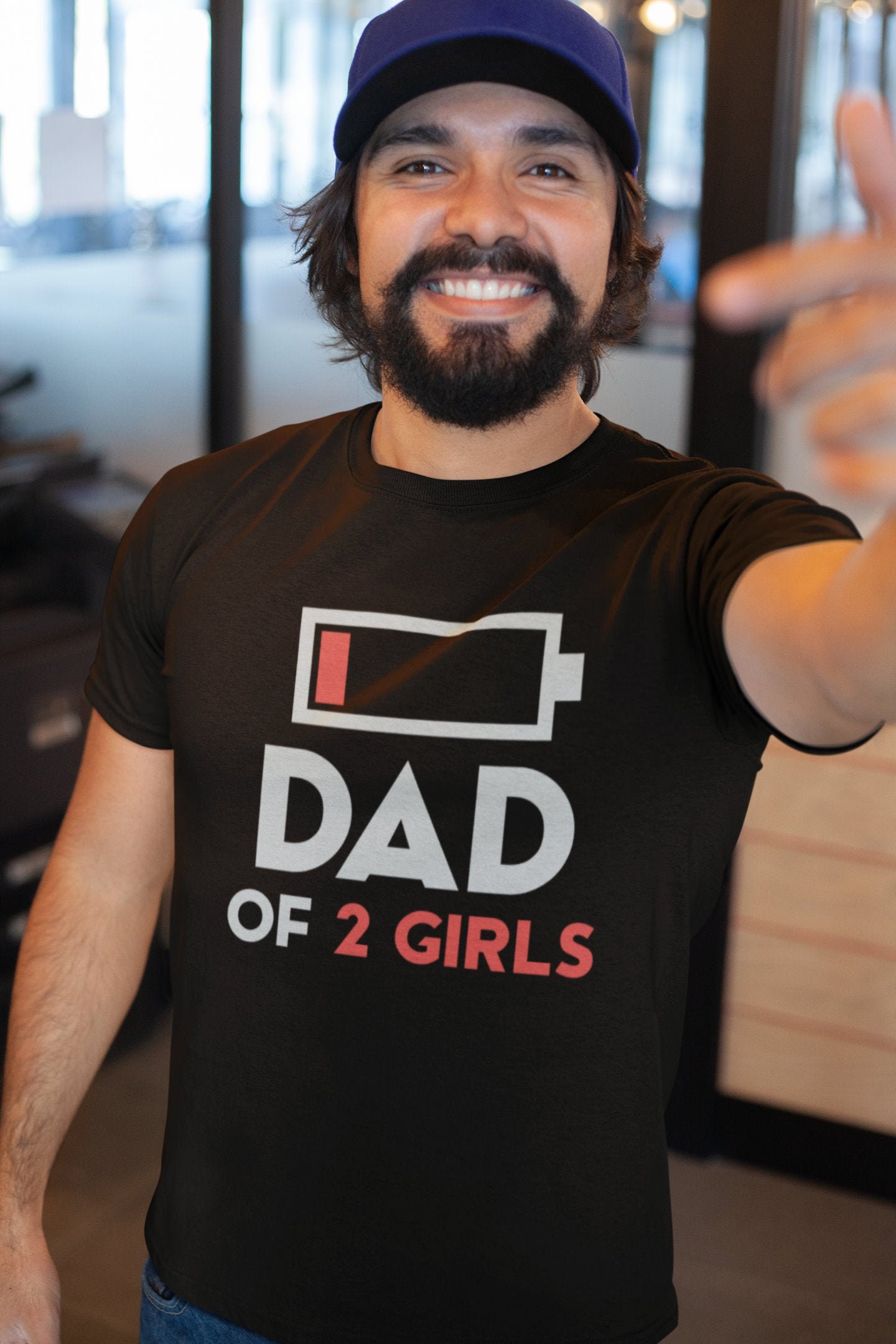 Dad Of 2 Girls Funny Father's Day Unisex Shirt Dad Of 2 Girls Funny Father's Day Unisex Shirt