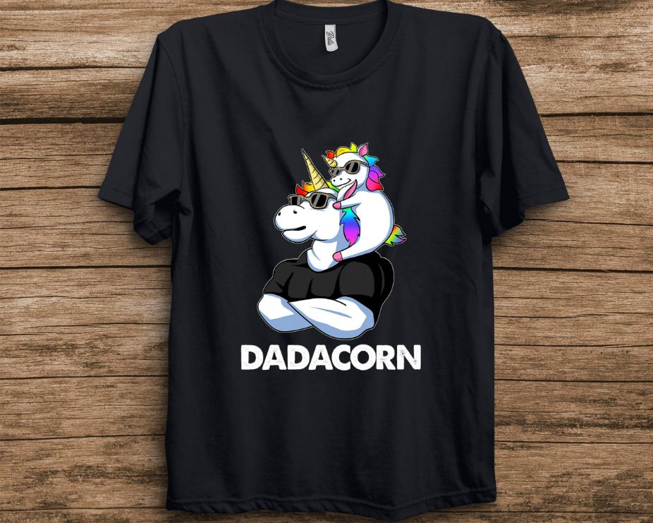 Dadacorn - Unicorn Dad and Baby Shirt Dadacorn - Unicorn Dad and Baby Shirt
