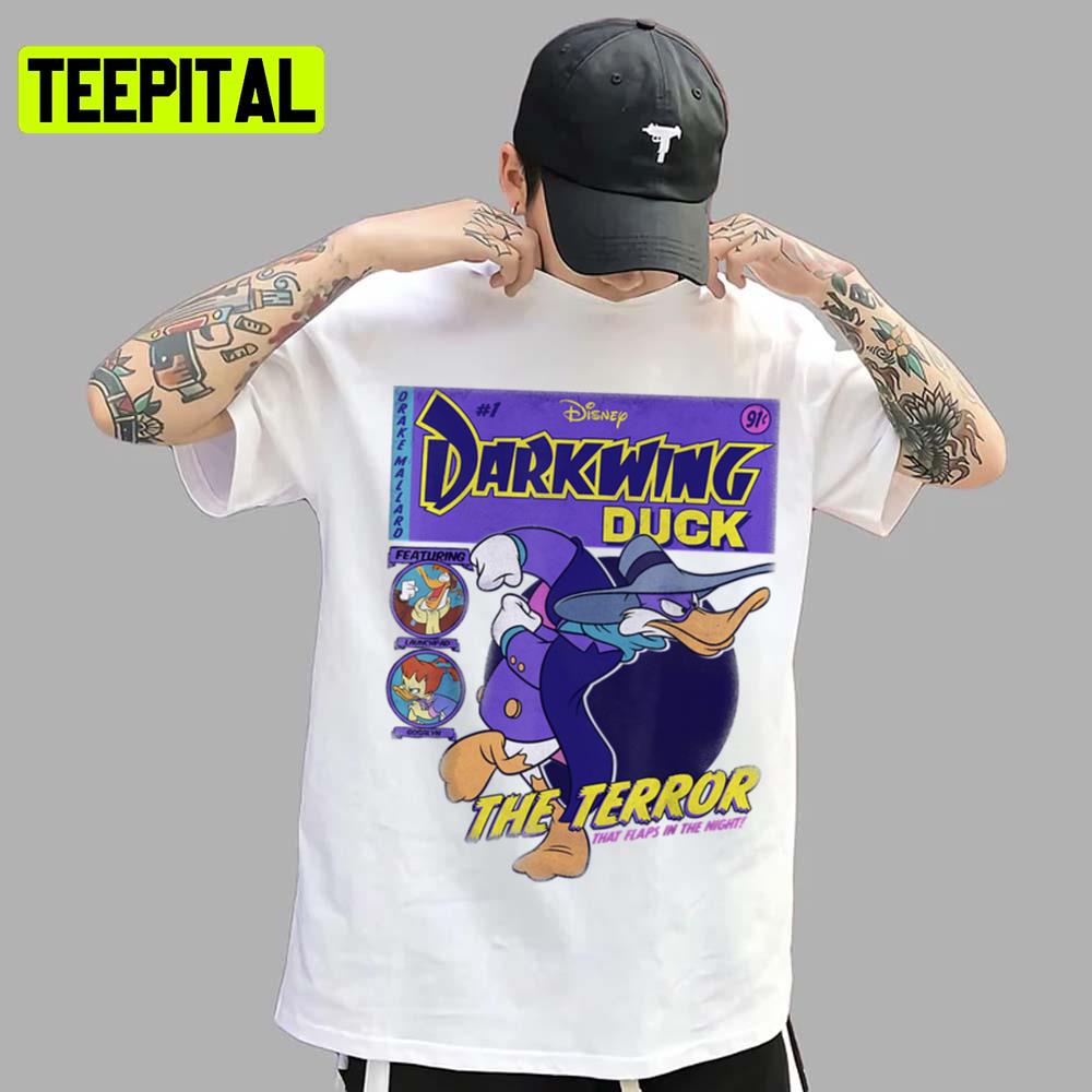 Darkwing Duck Super Hero Design Unisex T-Shirt Darkwing Duck Super Hero Design Unisex T-Shirt