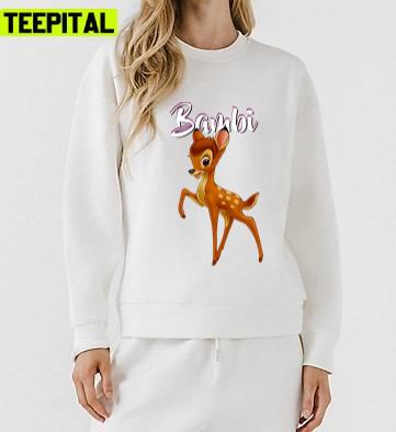 Deer Bambi Disney Cartoon Unisex Sweatshirt Deer Bambi Disney Cartoon Unisex Sweatshirt