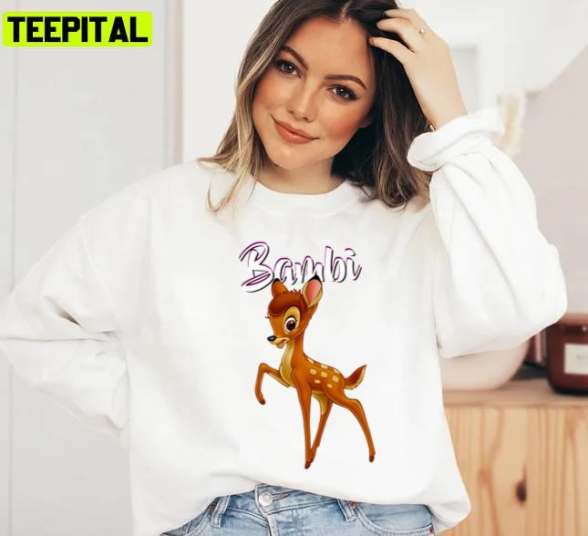 Deer Bambi Disney Cartoon Unisex Sweatshirt Deer Bambi Disney Cartoon Unisex Sweatshirt