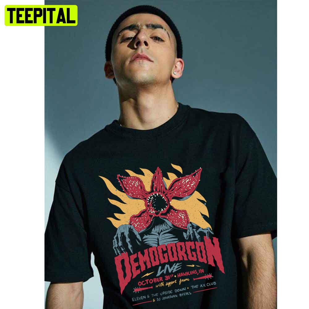 Demogorgon Stranger Things 4 2022 Art Unisex T-Shirt Demogorgon Stranger Things 4 2022 Art Unisex T-Shirt