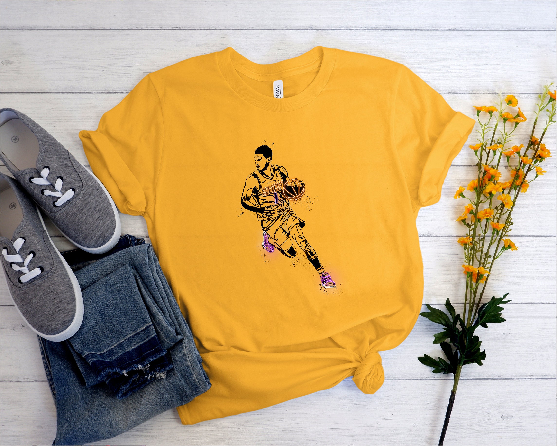 Devin Booker Basketball New Art Unisex T-Shirt Devin Booker Basketball New Art Unisex T-Shirt
