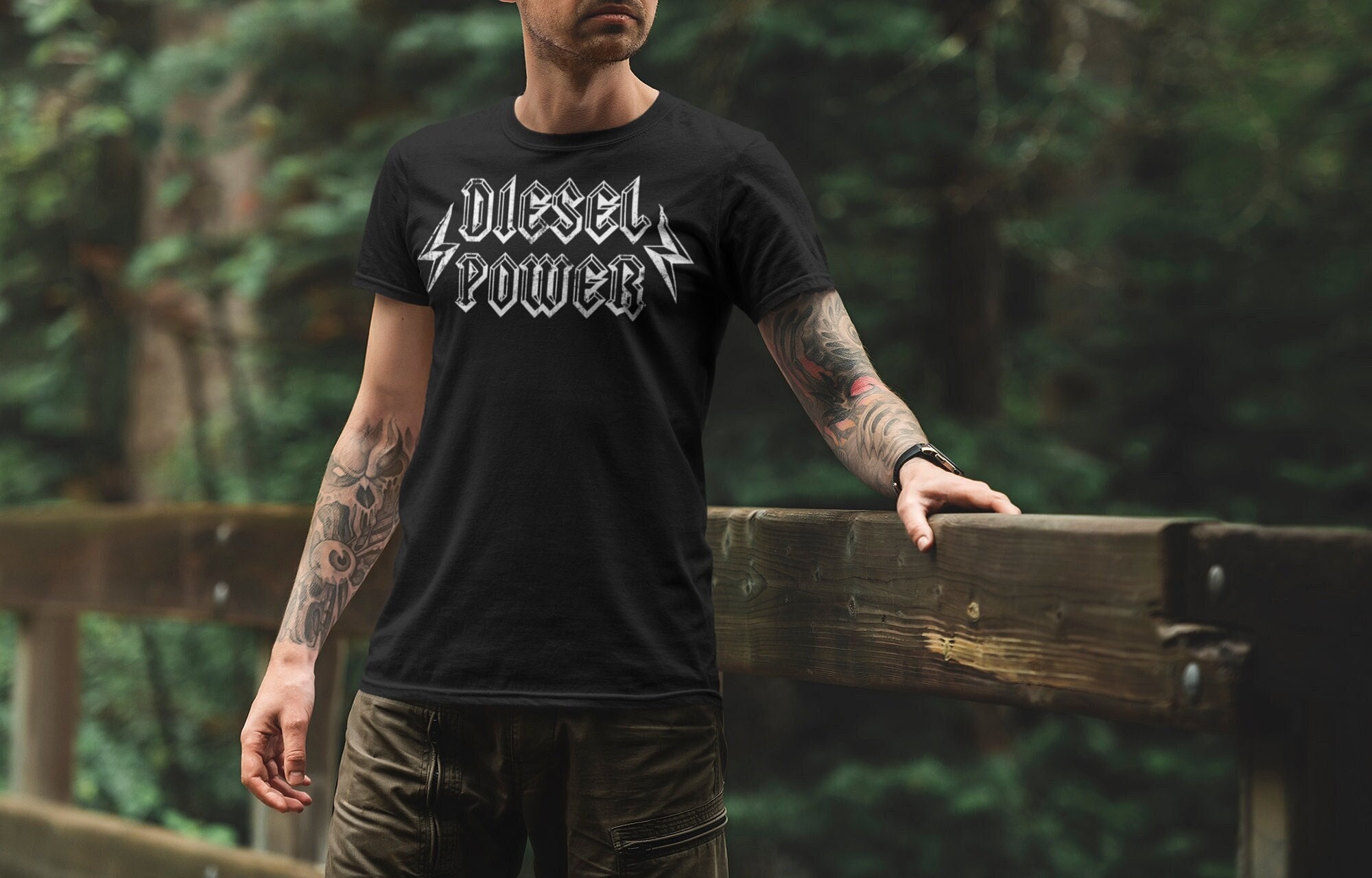 Diesel Power Truck Vintage Style Unisex T-Shirt Diesel Power Truck Vintage Style Unisex T-Shirt