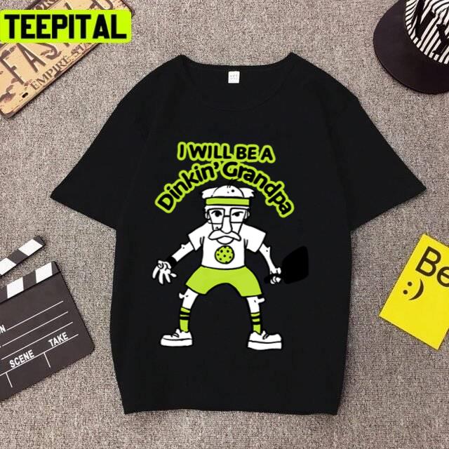 Dinkin' Grandpa Pickleball Design Unisex T-Shirt Dinkin' Grandpa Pickleball Design Unisex T-Shirt