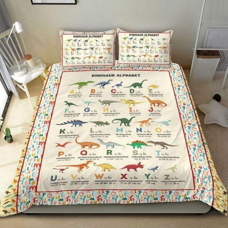 Dinosaur Alphabet Bedding Set Dinosaur Alphabet Bedding Set