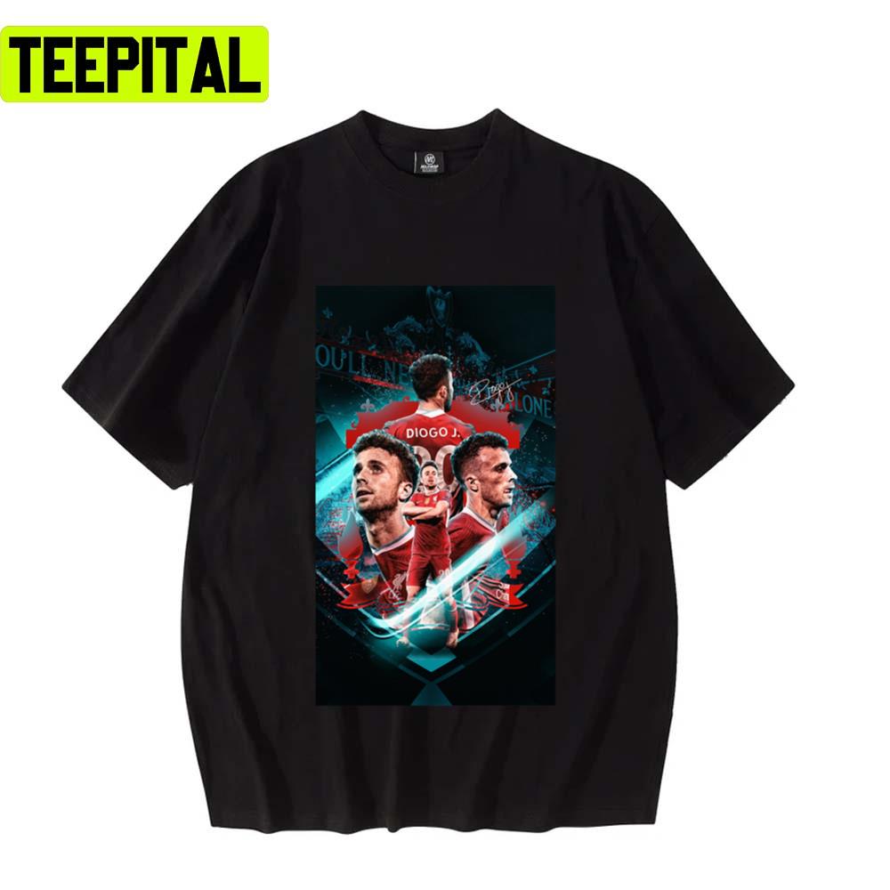 Diogo Jota Art New Sport Design Liverpool Unisex T-Shirt Diogo Jota Art New Sport Design Liverpool Unisex T-Shirt