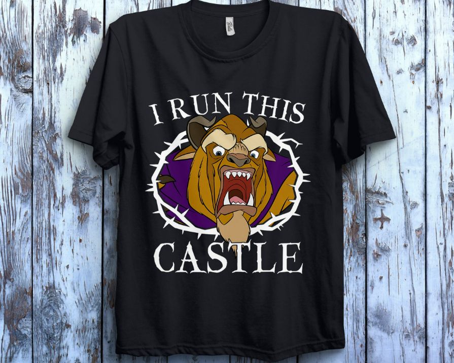Disney Beauty And The Beast I Run This Castle Thorn Portrait Unisex Gift T-Shirt Disney Beauty And The Beast I Run This Castle Thorn Portrait Unisex Gift T-Shirt