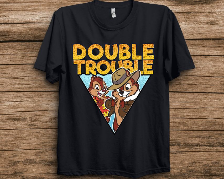 Disney Chip N Dale Double Trouble Unisex T-Shirt Disney Chip N Dale Double Trouble Unisex T-Shirt