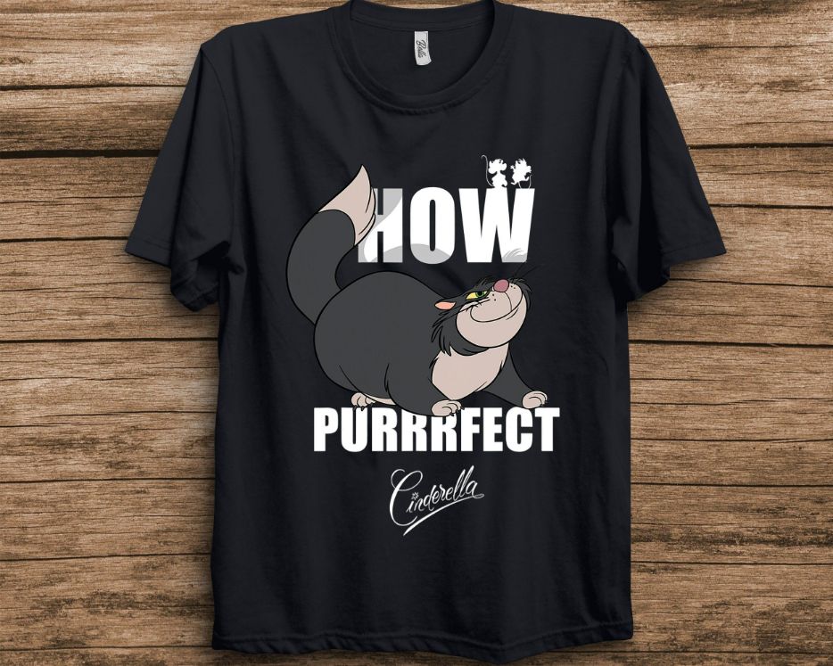 Disney Cinderella Lucifer How Purrrfect T-Shirt Disney Cinderella Lucifer How Purrrfect T-Shirt