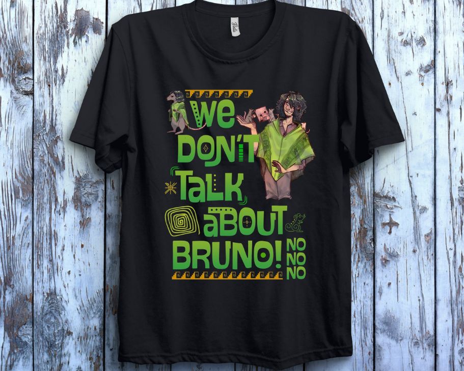 Disney Encanto Funny Bruno We Dont Talk about Bruno Unisex T-Shirt Disney Encanto Funny Bruno We Dont Talk about Bruno Unisex T-Shirt