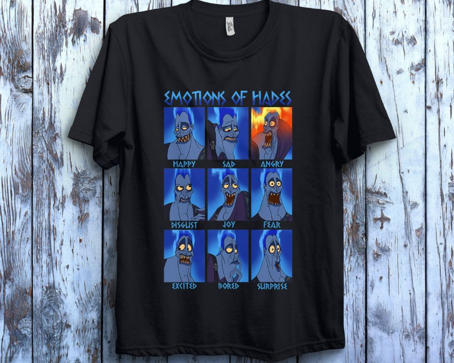 Disney Hercules Hades Emotions Graphic Vintage Unisex Gift T-Shirt Disney Hercules Hades Emotions Graphic Vintage Unisex Gift T-Shirt