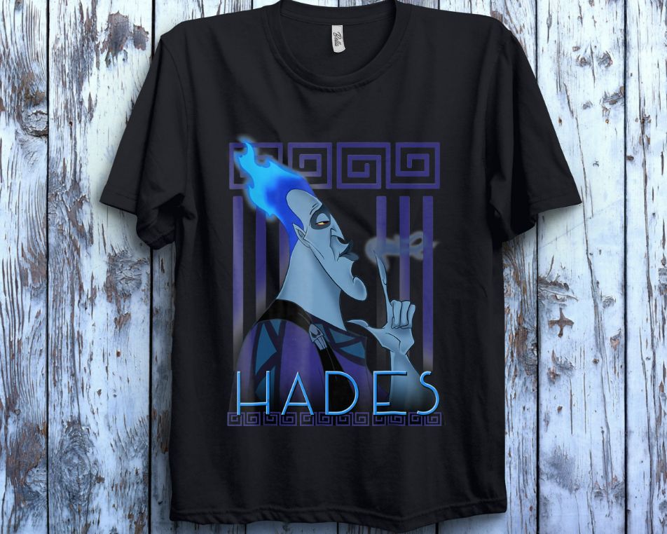 Disney Hercules Hades Geometric Portrait Graphic Unisex Gift T-Shirt Disney Hercules Hades Geometric Portrait Graphic Unisex Gift T-Shirt