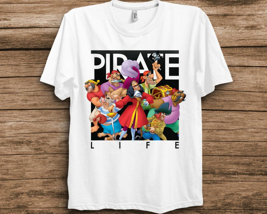 Disney Pirate Life Captain Hook T-Shirt Disney Pirate Life Captain Hook T-Shirt