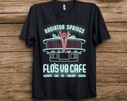 Disney Pixar Cars Flos V8 Cafe Poster Graphic T-Shirt
