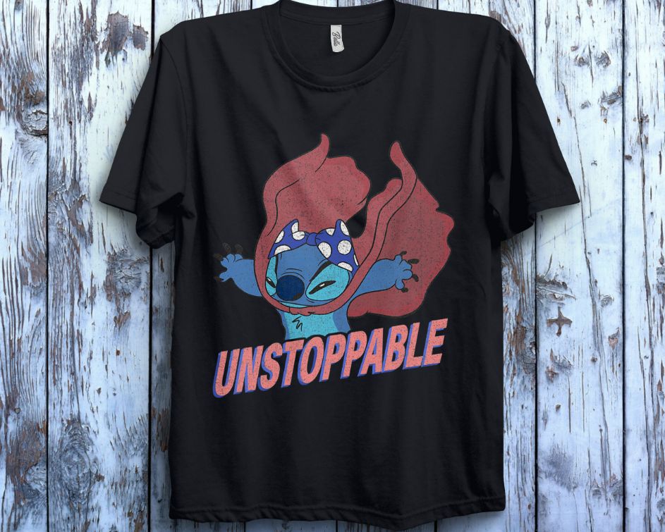 Disney Stitch Lilo Stitch Unstoppable T-Shirt Disney Stitch Lilo Stitch Unstoppable T-Shirt