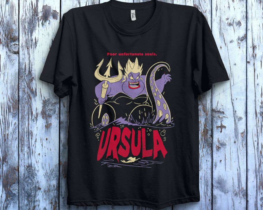 Disney The Little Mermaid Ursula Graphic Unisex Gift T-Shirt Disney The Little Mermaid Ursula Graphic Unisex Gift T-Shirt