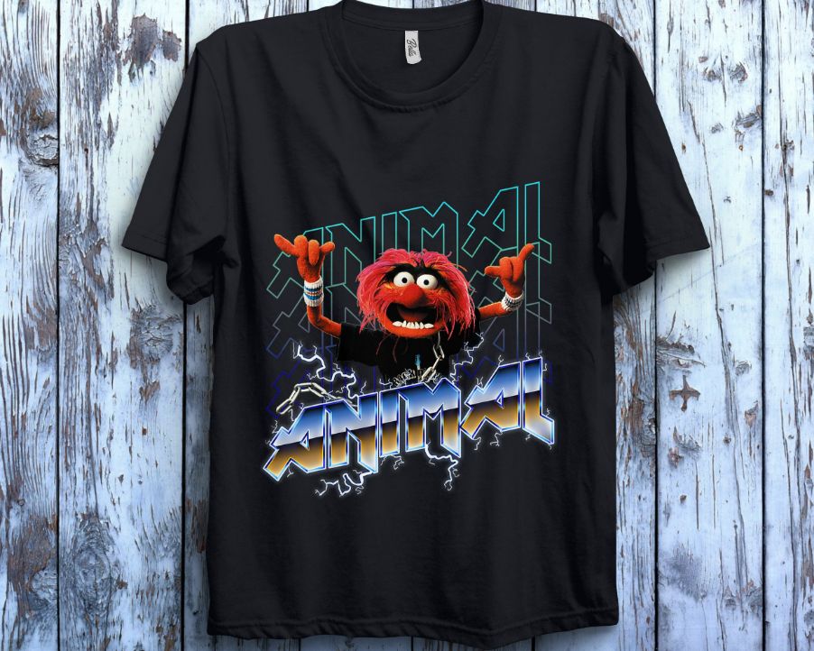 Disney The Muppets Animal Rock Portrait Unisex Gift T-Shirt Disney The Muppets Animal Rock Portrait Unisex Gift T-Shirt