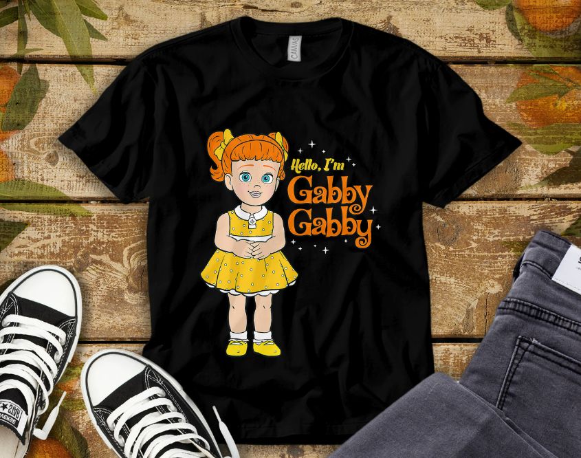 Disney Toy Story 4 Hello Im Gabby Gabby T-Shirt Disney Toy Story 4 Hello Im Gabby Gabby T-Shirt