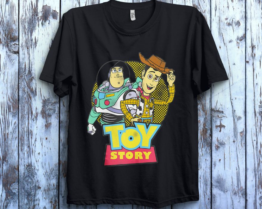 Disney Toy Story Buzz Woody Distressed Retro Funny Unisex Gift T-Shirt Disney Toy Story Buzz Woody Distressed Retro Funny Unisex Gift T-Shirt