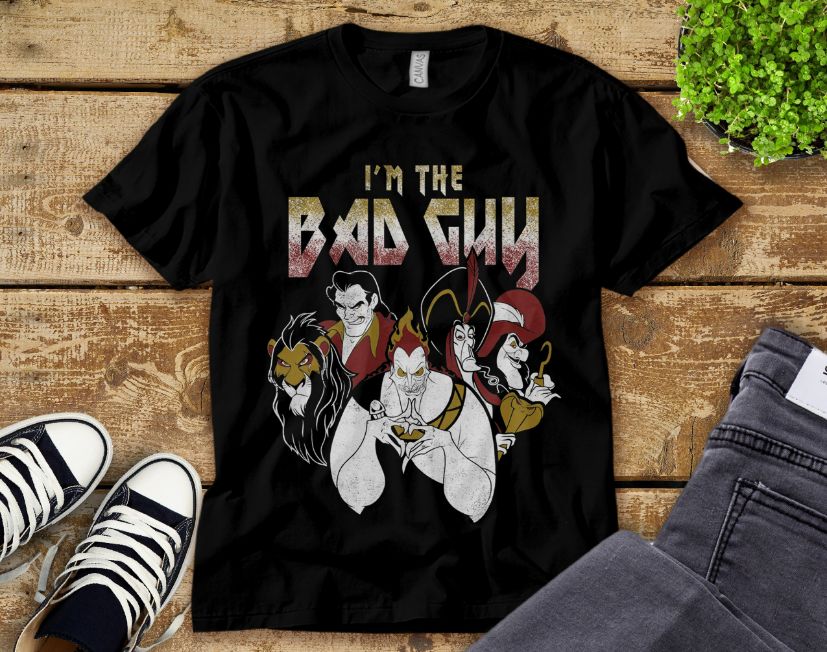 Disney Villains Im The Bad Guy Group Shot T-Shirt Disney Villains Im The Bad Guy Group Shot T-Shirt