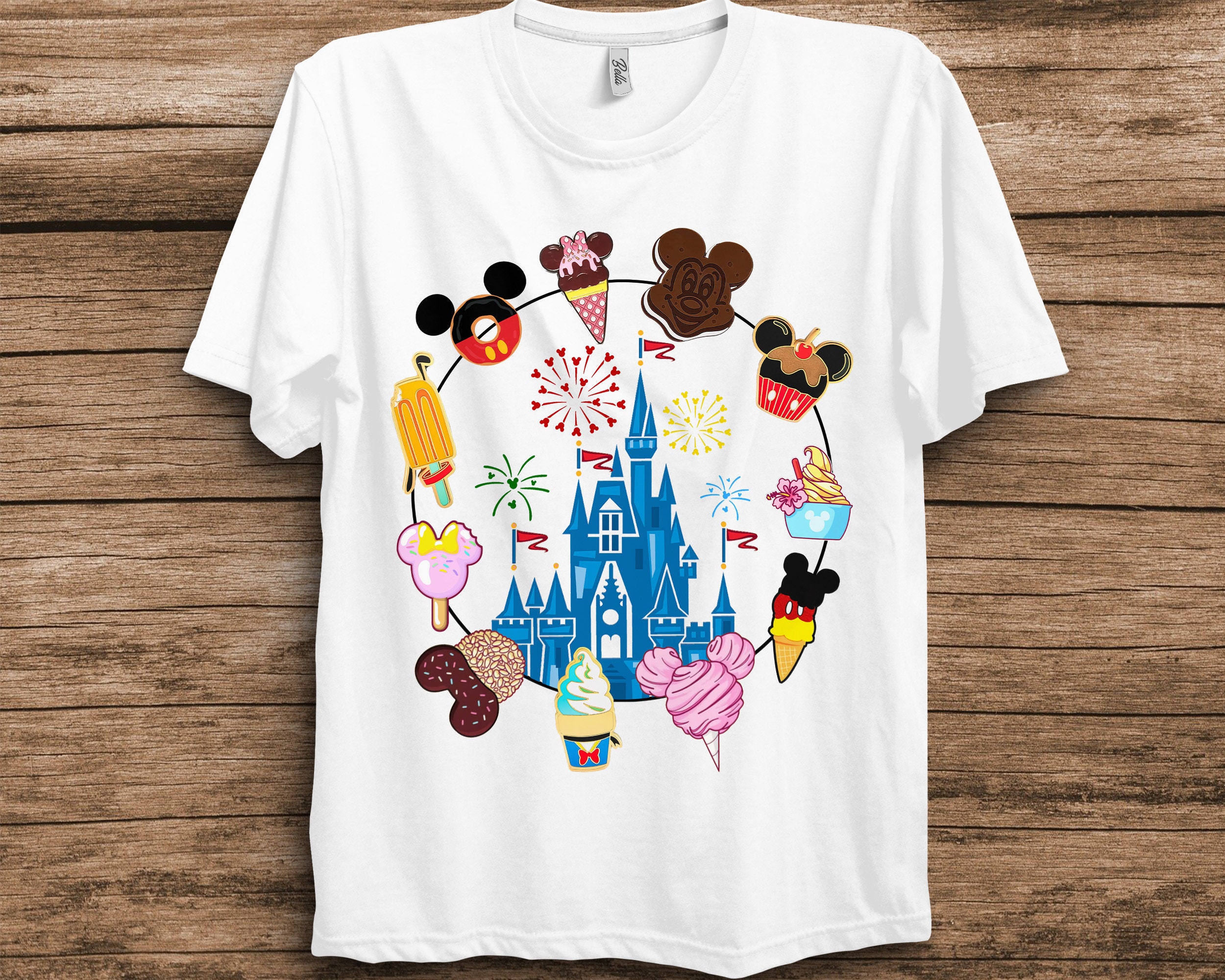 Disneyland Ice Cream Mickey Disneyworld Family Unisex T-Shirt Disneyland Ice Cream Mickey Disneyworld Family Unisex T-Shirt