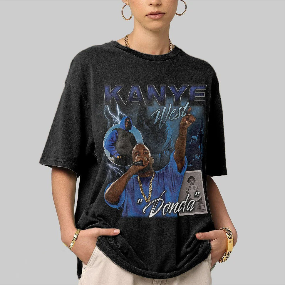 Donda Kanye Design Rap Hiphop 90s Rap Bootleg Unisex T-Shirt Donda Kanye Design Rap Hiphop 90s Rap Bootleg Unisex T-Shirt
