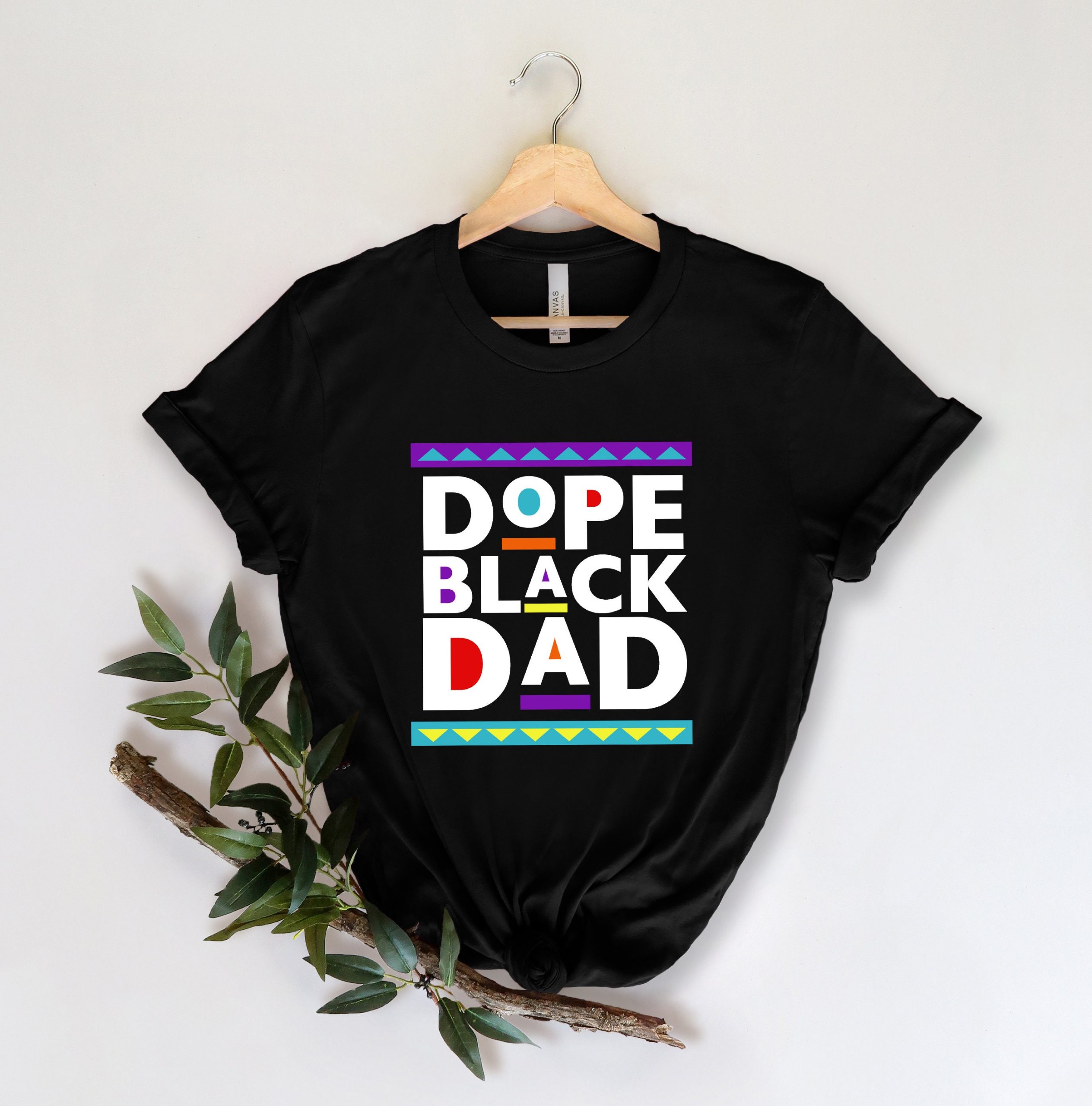 Dope Black Dad Father's Day Unisex T-Shirt Dope Black Dad Father's Day Unisex T-Shirt
