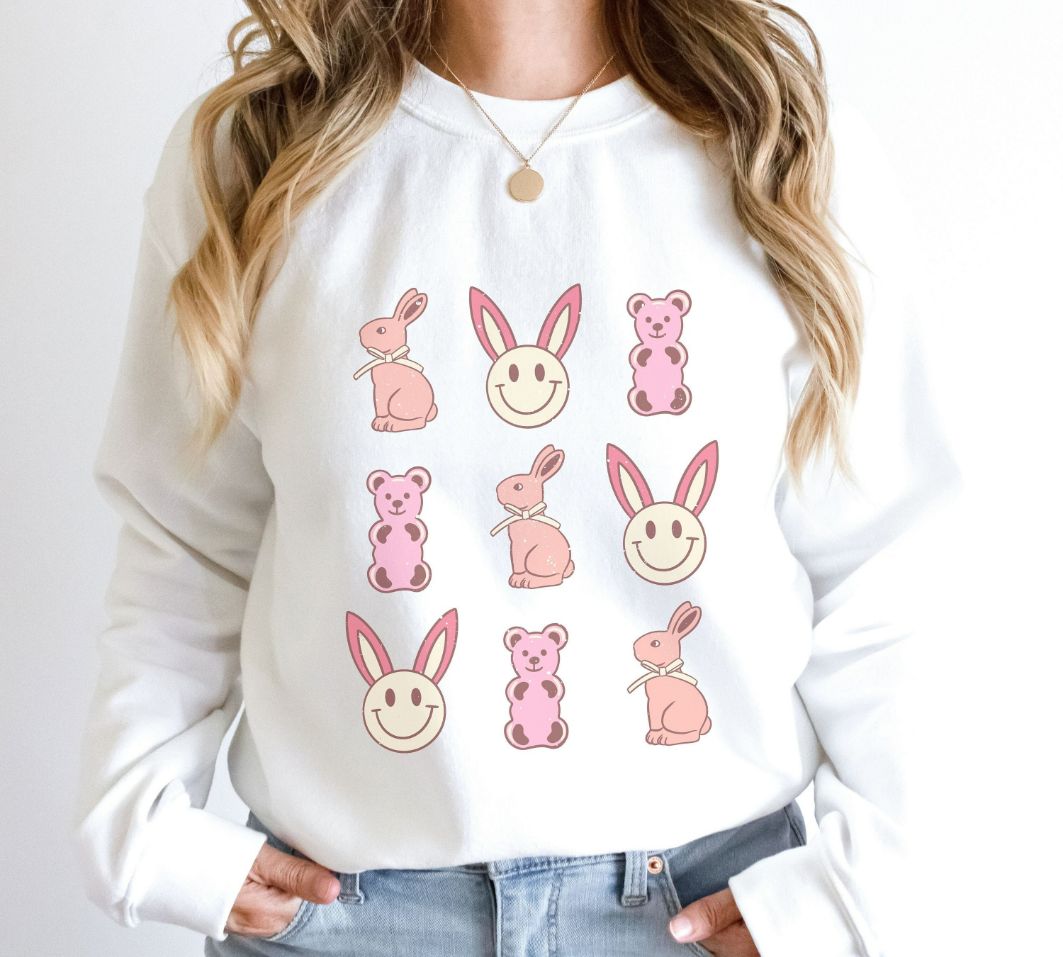 Easter Bunnies Sweatshirt Easter Bunnies Sweatshirt