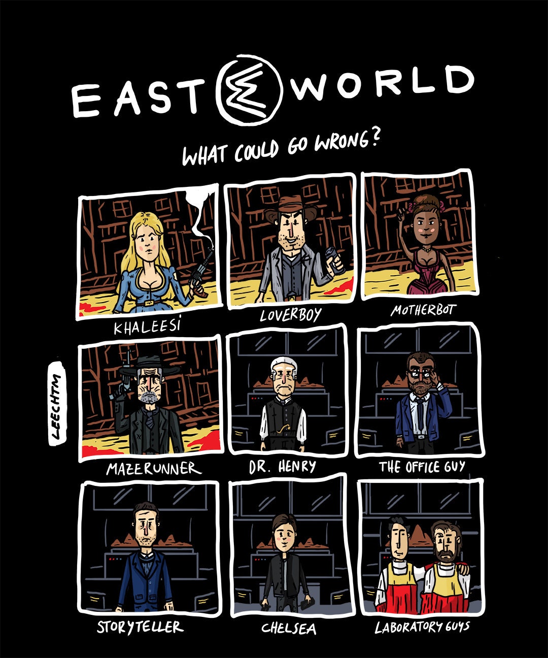 Eastworld What Could Go Wrong Unisex T-Shirt Eastworld What Could Go Wrong Unisex T-Shirt