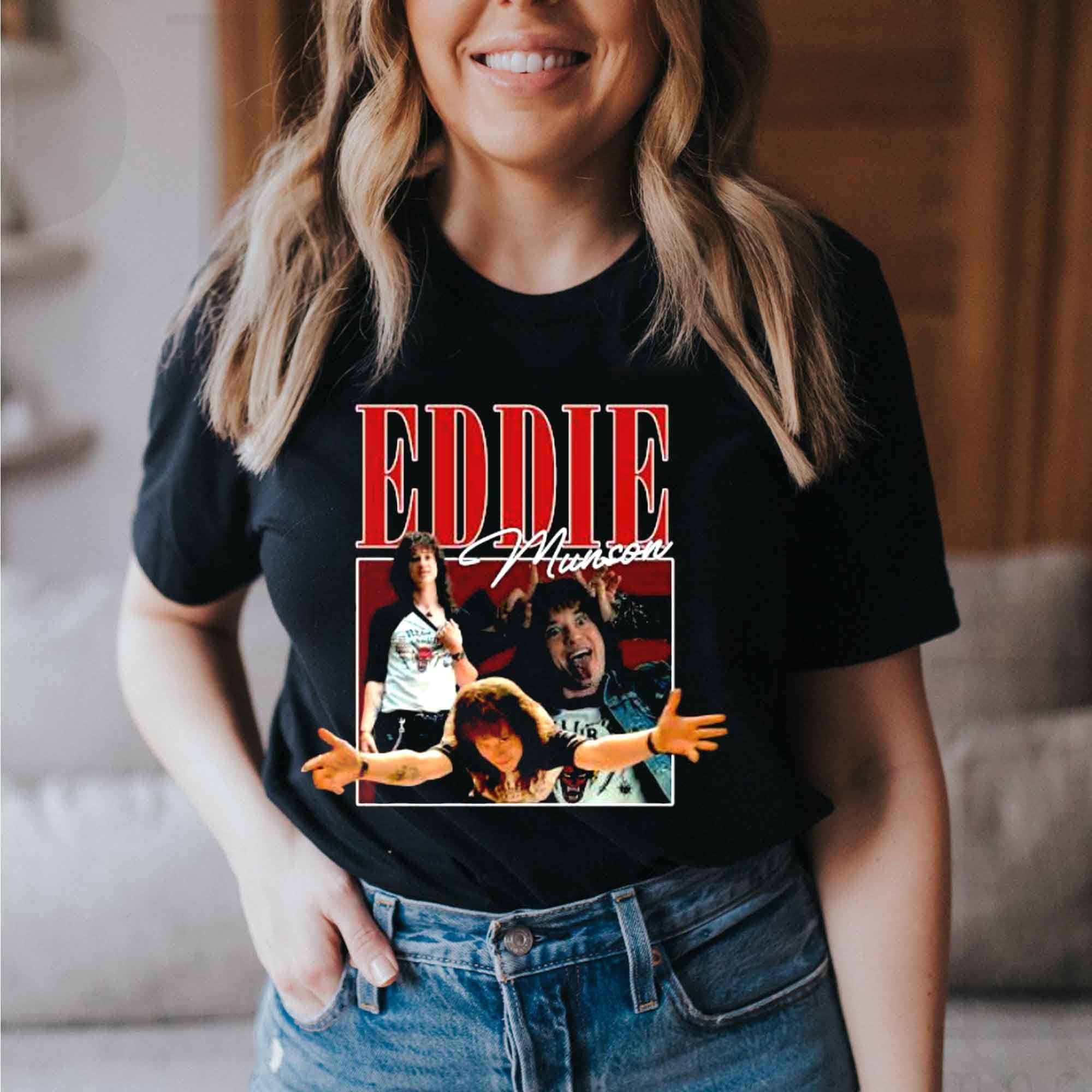 Eddie Munson Vintage Stranger Things 4 Unisex T-Shirt Eddie Munson Vintage Stranger Things 4 Unisex T-Shirt