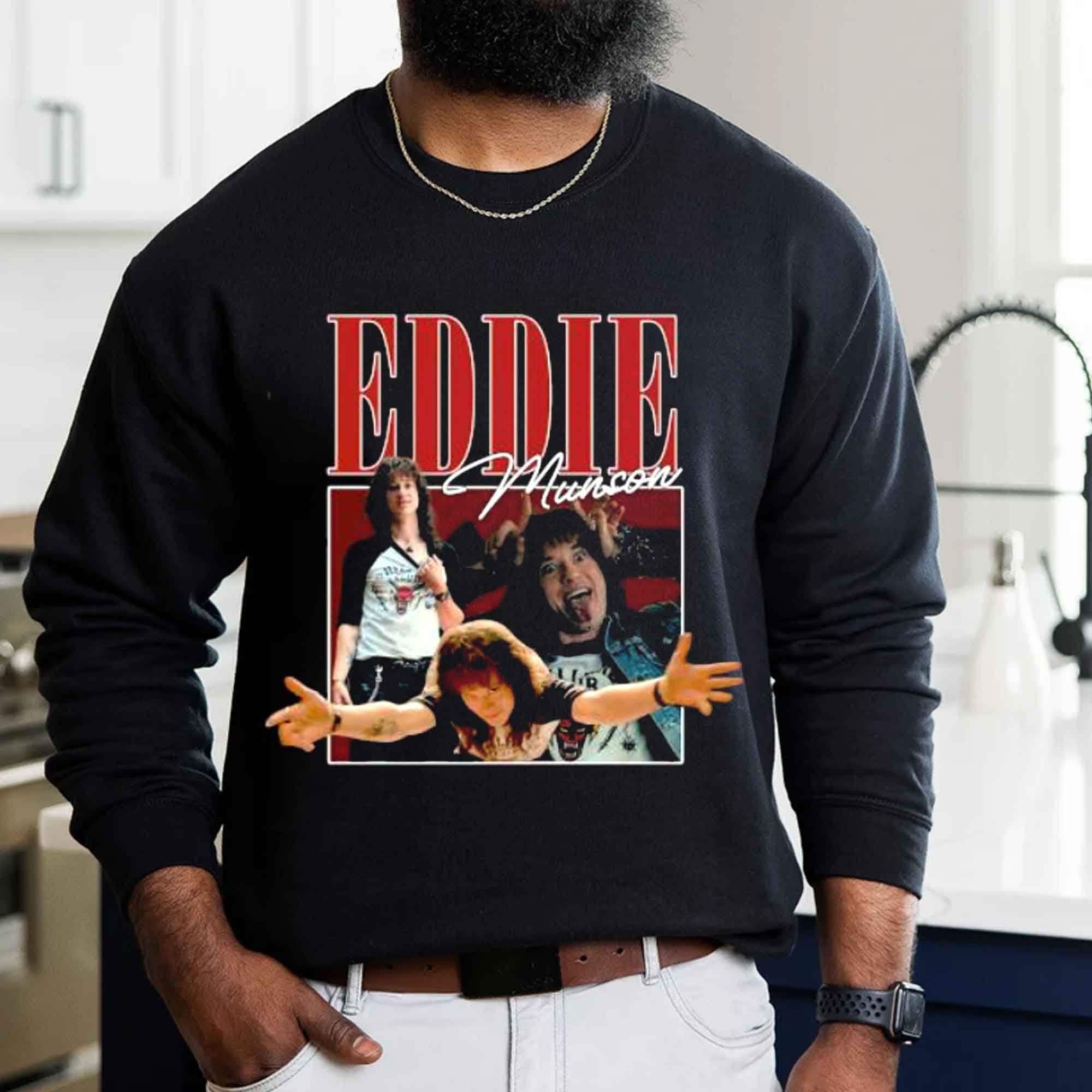 Eddie Munson Vintage Stranger Things 4 Unisex T-Shirt Eddie Munson Vintage Stranger Things 4 Unisex T-Shirt