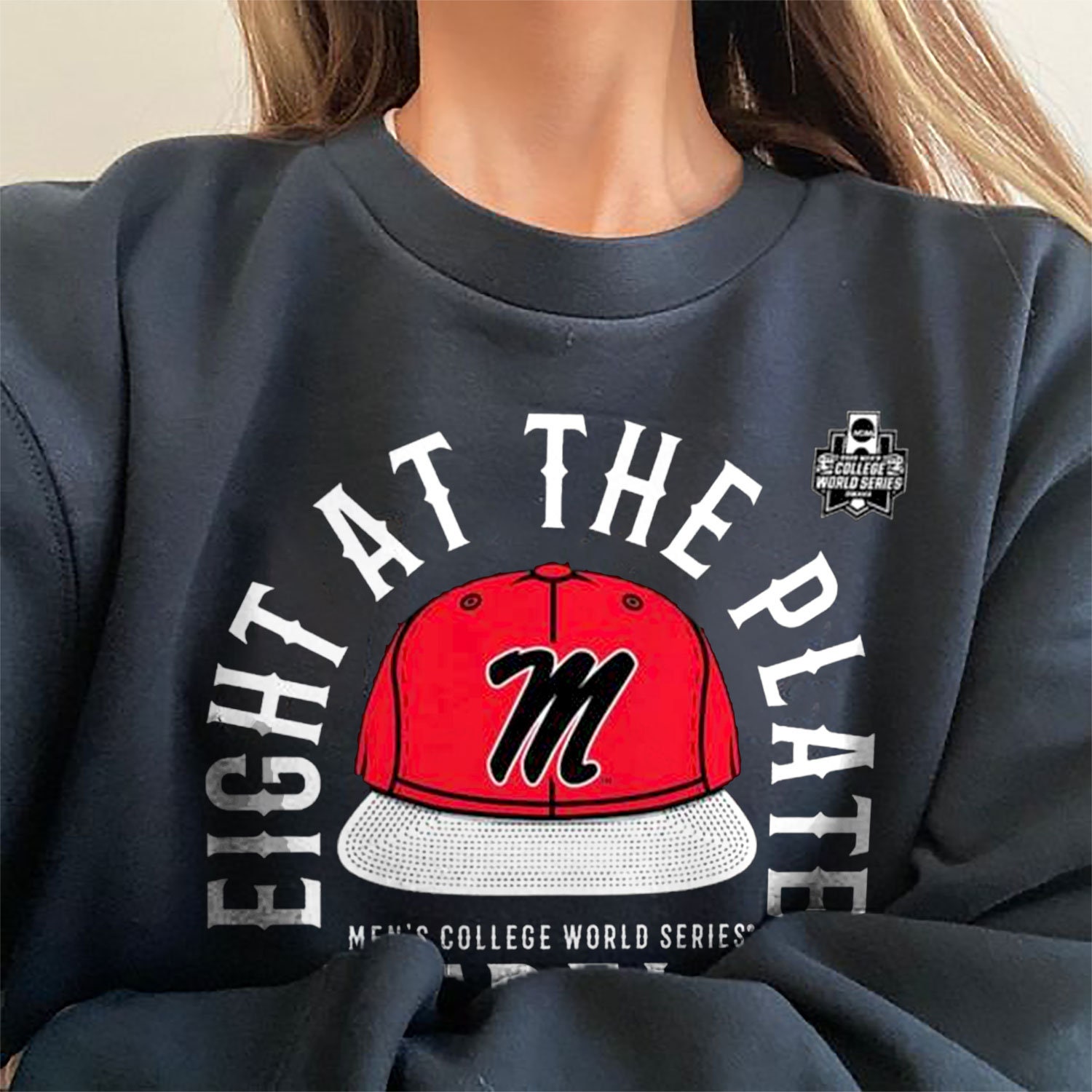 Eight At The Plate Men's College World Series Rebels 2022 Unisex T-Shirt Eight At The Plate Men's College World Series Rebels 2022 Unisex T-Shirt