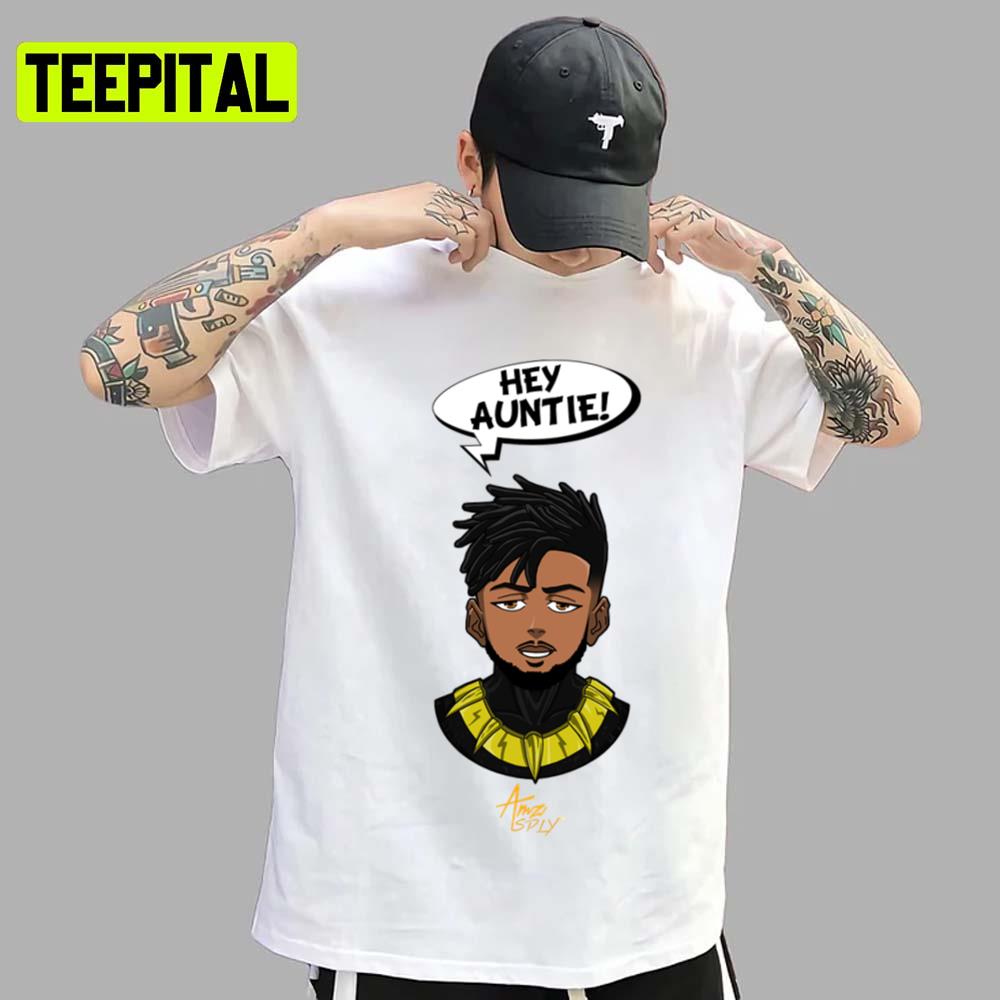 Eric Killmonger Hey Auntie The Boondocks Unisex T-Shirt Eric Killmonger Hey Auntie The Boondocks Unisex T-Shirt