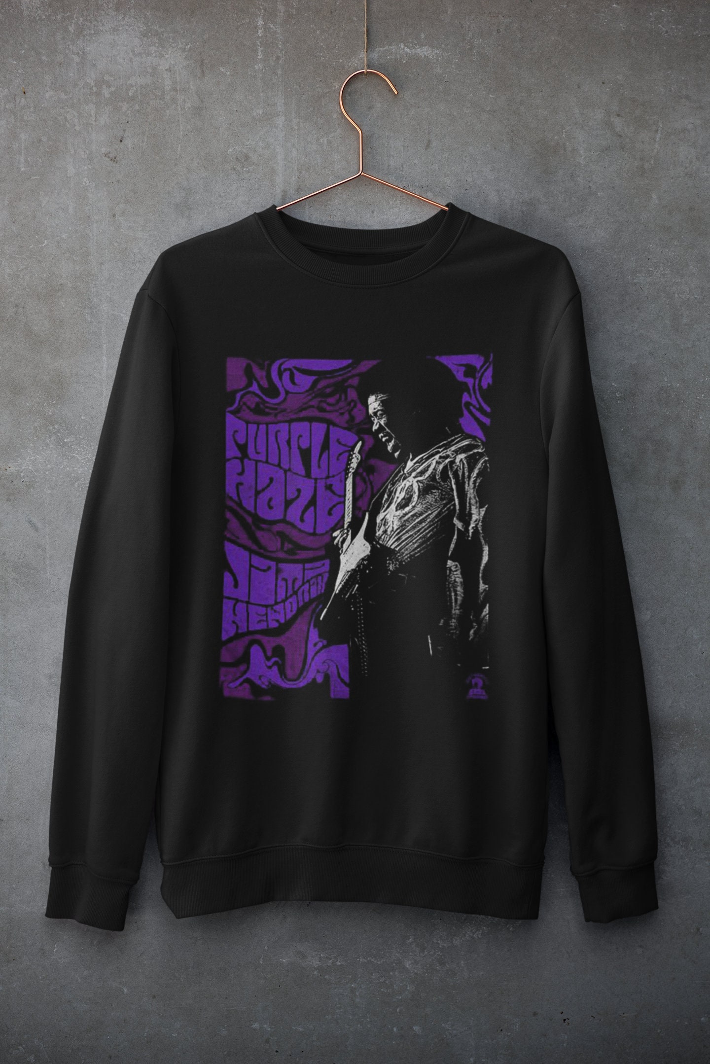 Experience Purple Haze Rock Illustration Unisex T-Shirt Experience Purple Haze Rock Illustration Unisex T-Shirt