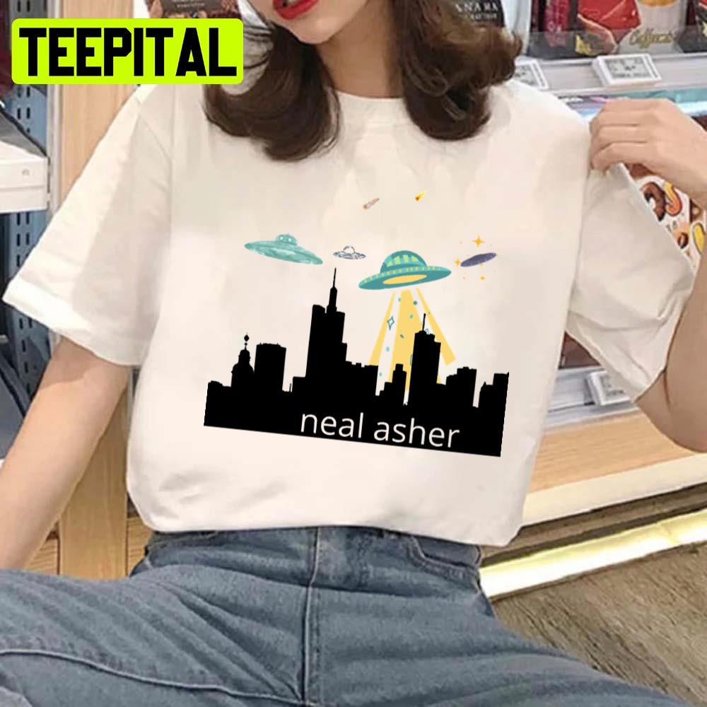 Fan Animated Design Neal Asher Unisex T-Shirt Fan Animated Design Neal Asher Unisex T-Shirt