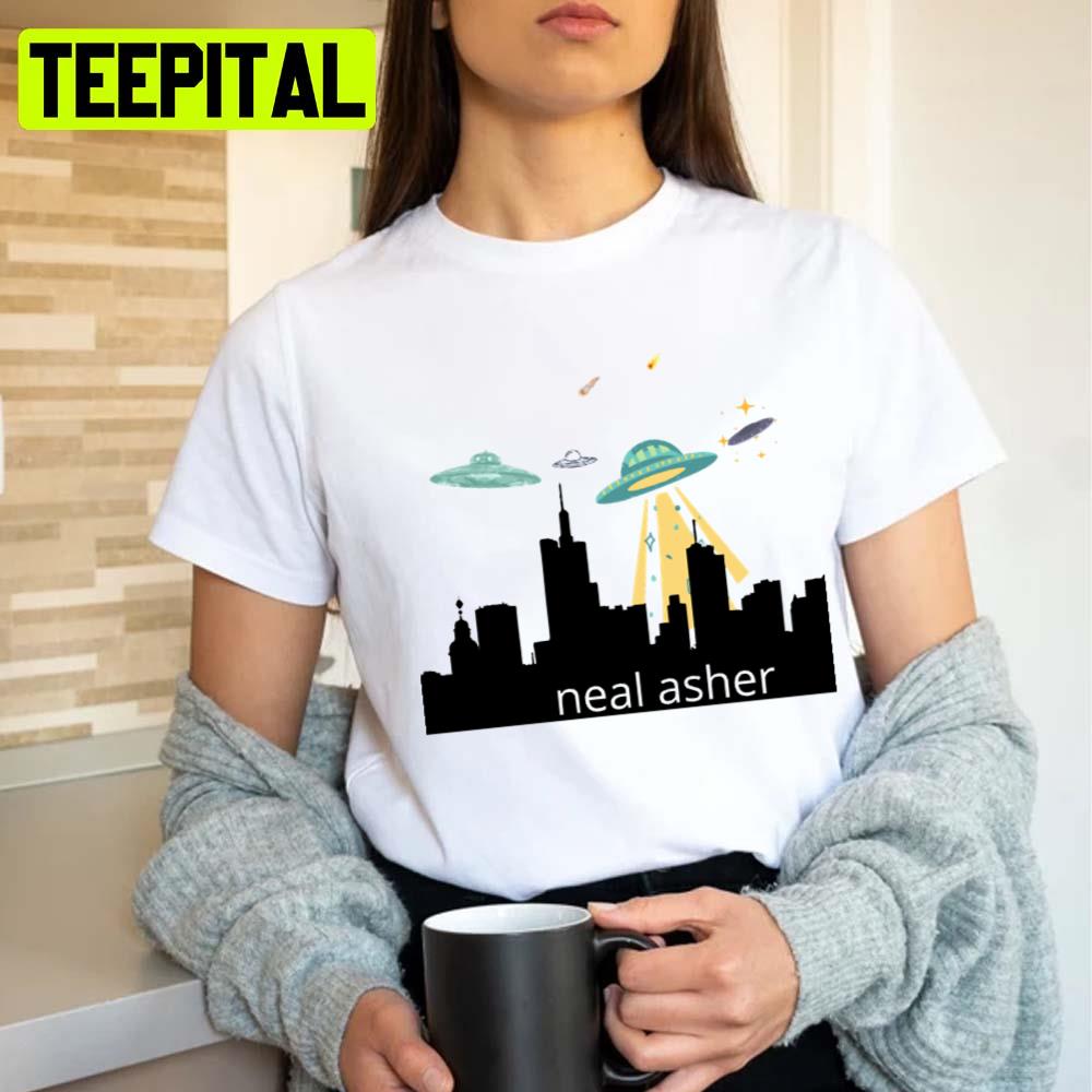 Fan Animated Design Neal Asher Unisex T-Shirt Fan Animated Design Neal Asher Unisex T-Shirt