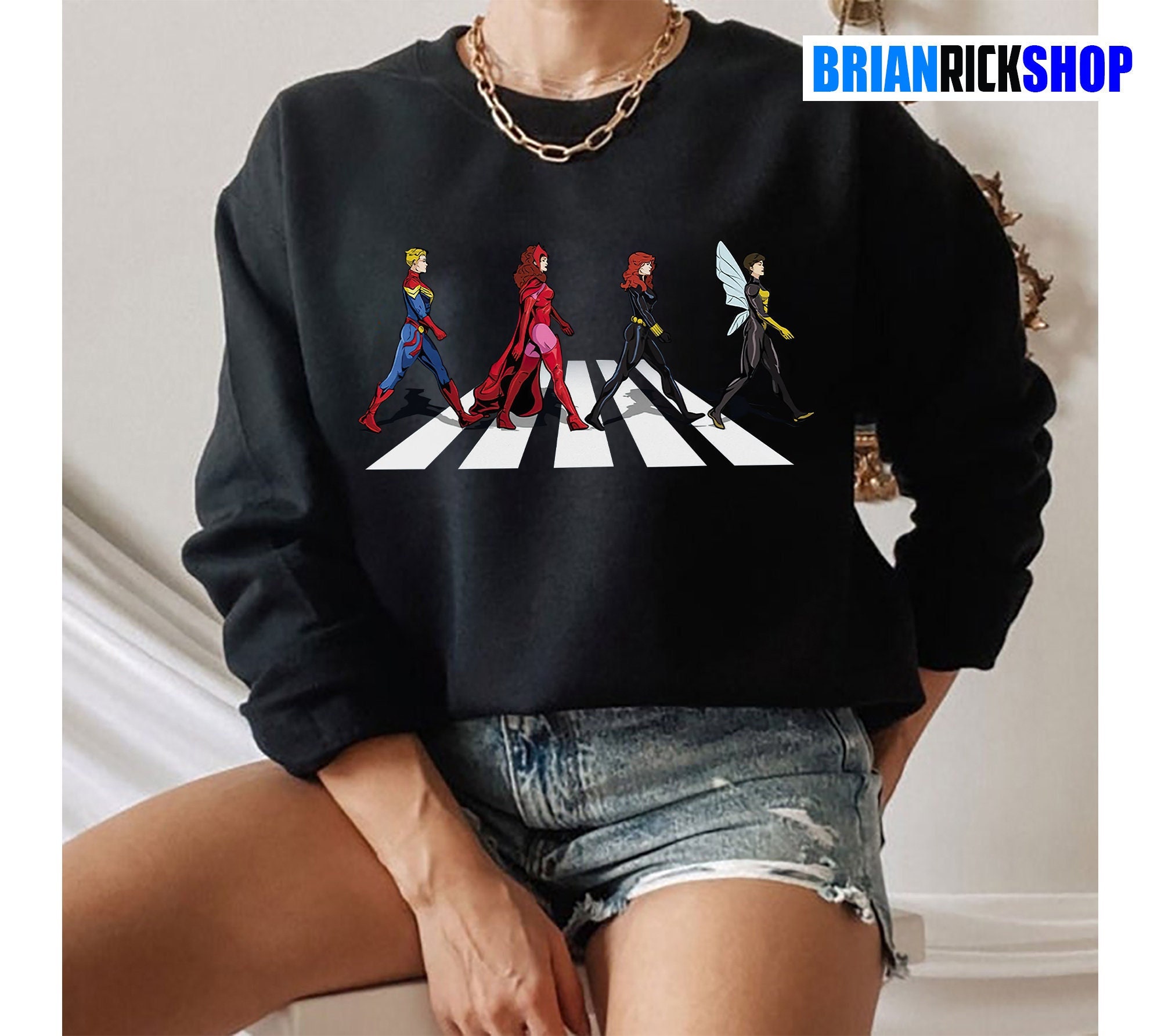 Female Avengers Captain Marvel Wasp Scarlet Witch Unisex T-Shirt Female Avengers Captain Marvel Wasp Scarlet Witch Unisex T-Shirt