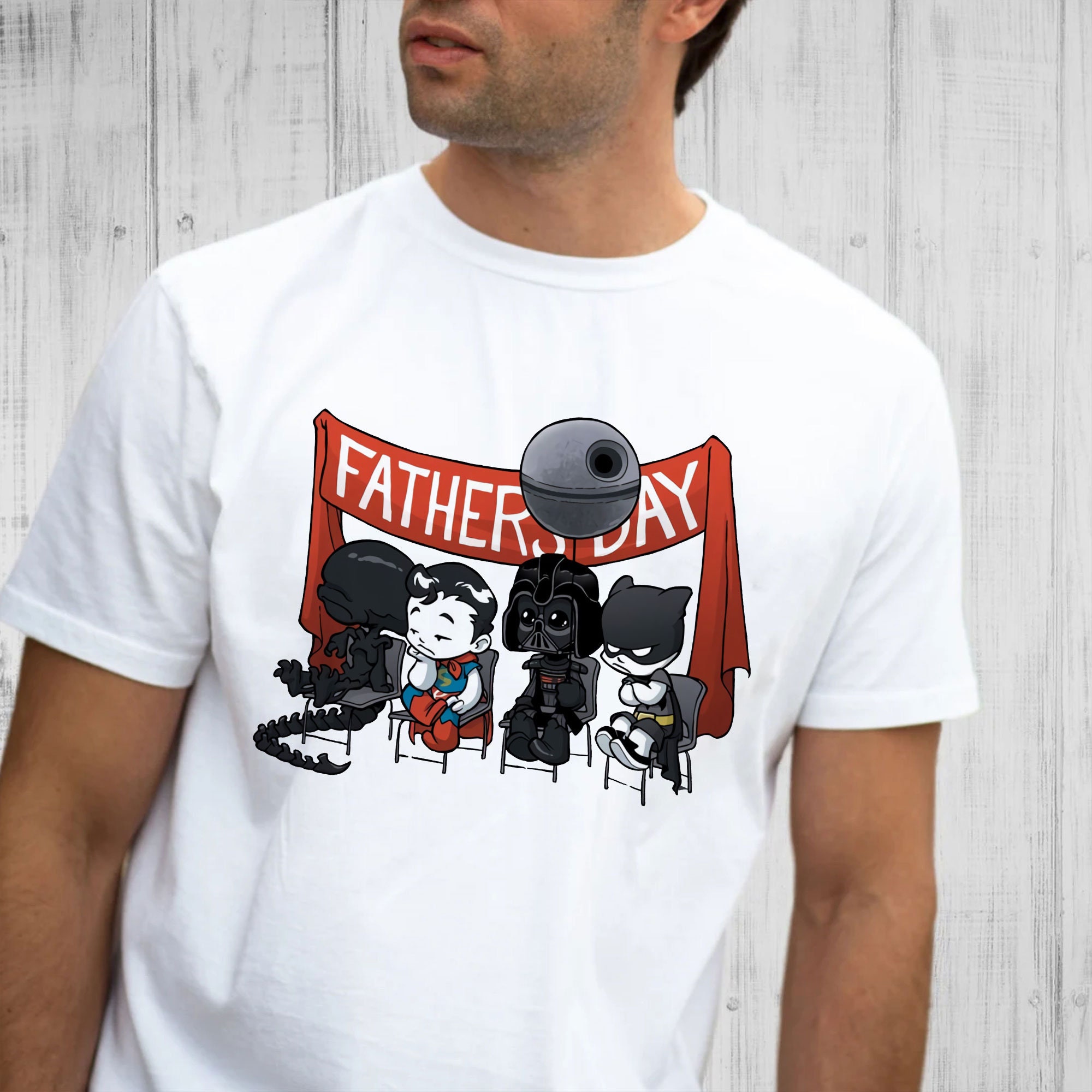 Funny Cartoon Characters Happy Father's Day Unisex T-Shirt Funny Cartoon Characters Happy Father's Day Unisex T-Shirt