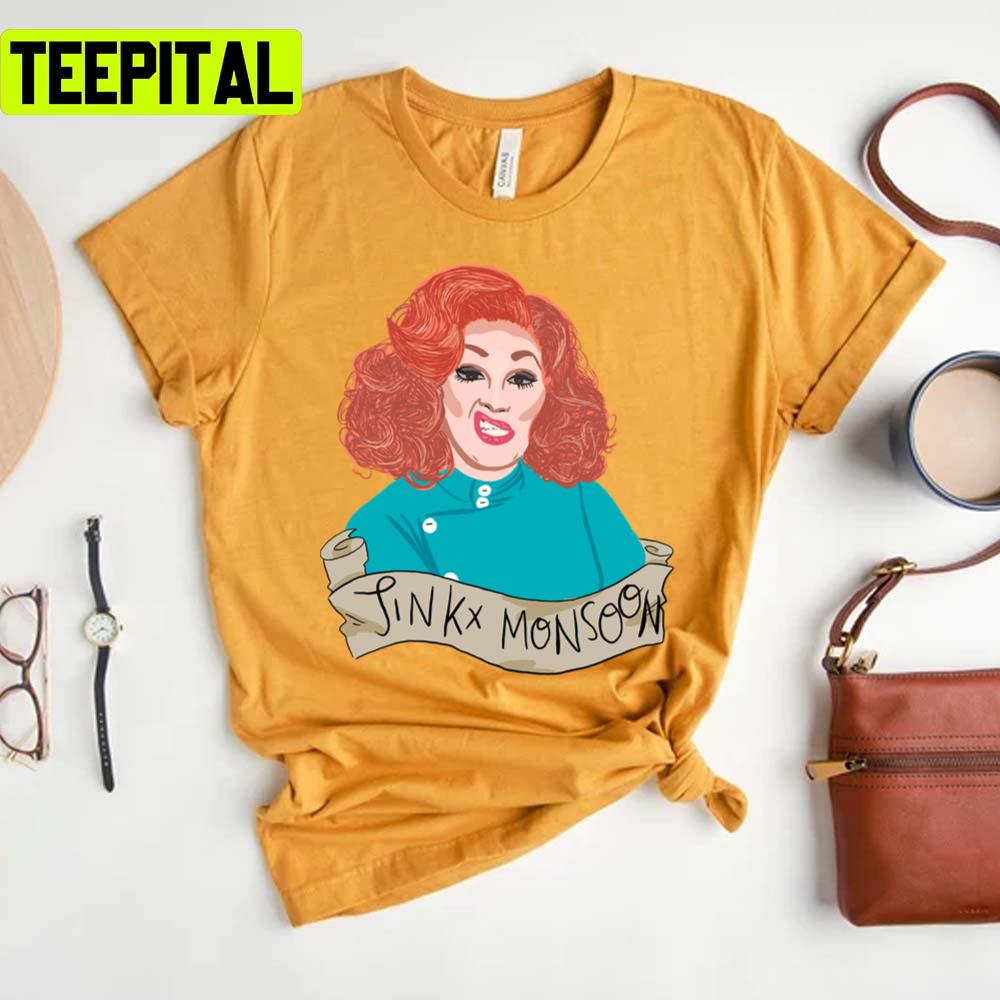 Funny Portrait Art Jinkx Monsoon Unisex T-Shirt Funny Portrait Art Jinkx Monsoon Unisex T-Shirt