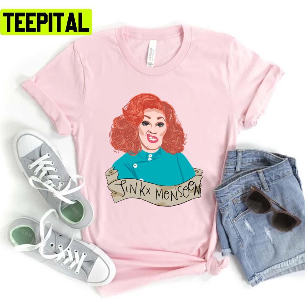 Funny Portrait Art Jinkx Monsoon Unisex T-Shirt Funny Portrait Art Jinkx Monsoon Unisex T-Shirt