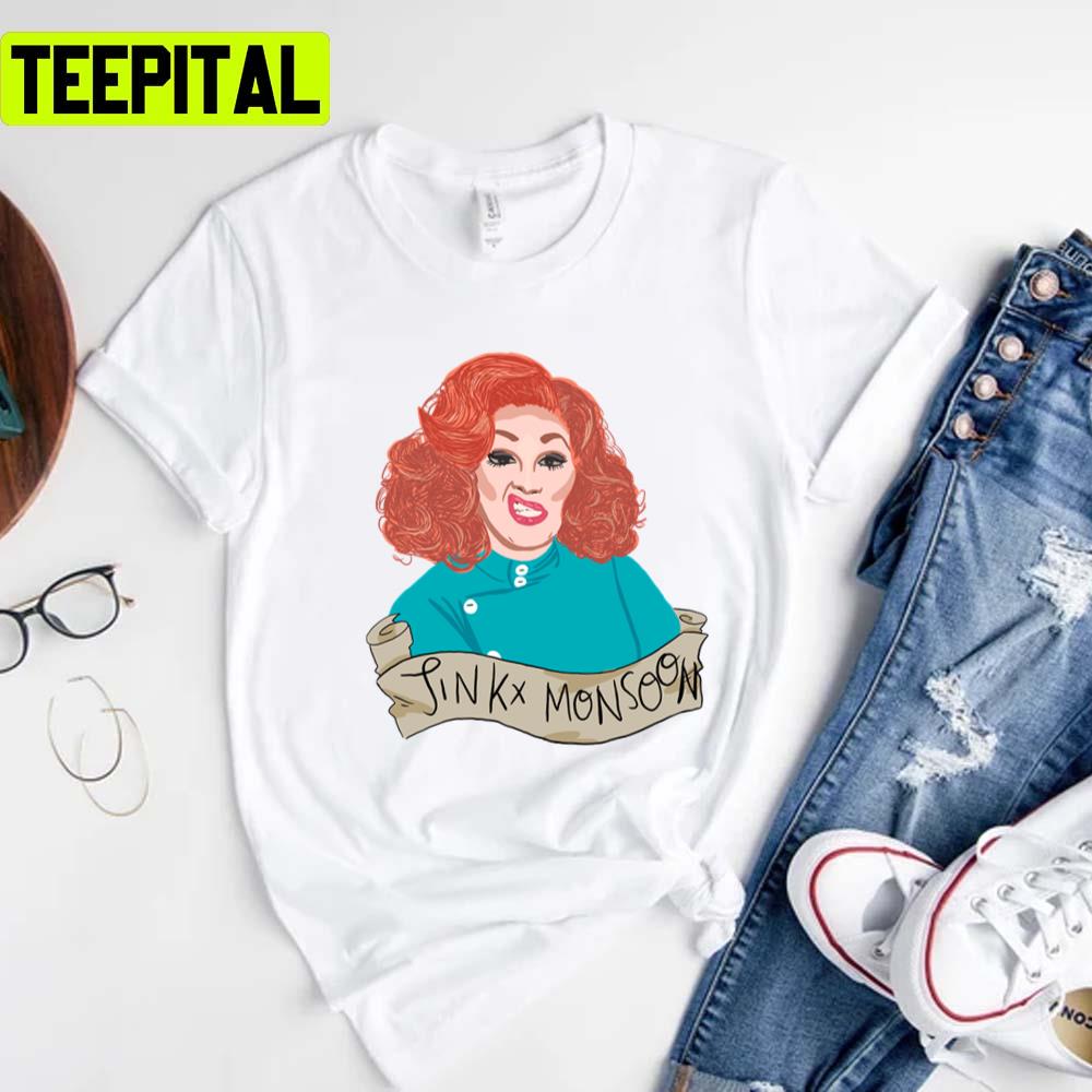 Funny Portrait Art Jinkx Monsoon Unisex T-Shirt Funny Portrait Art Jinkx Monsoon Unisex T-Shirt