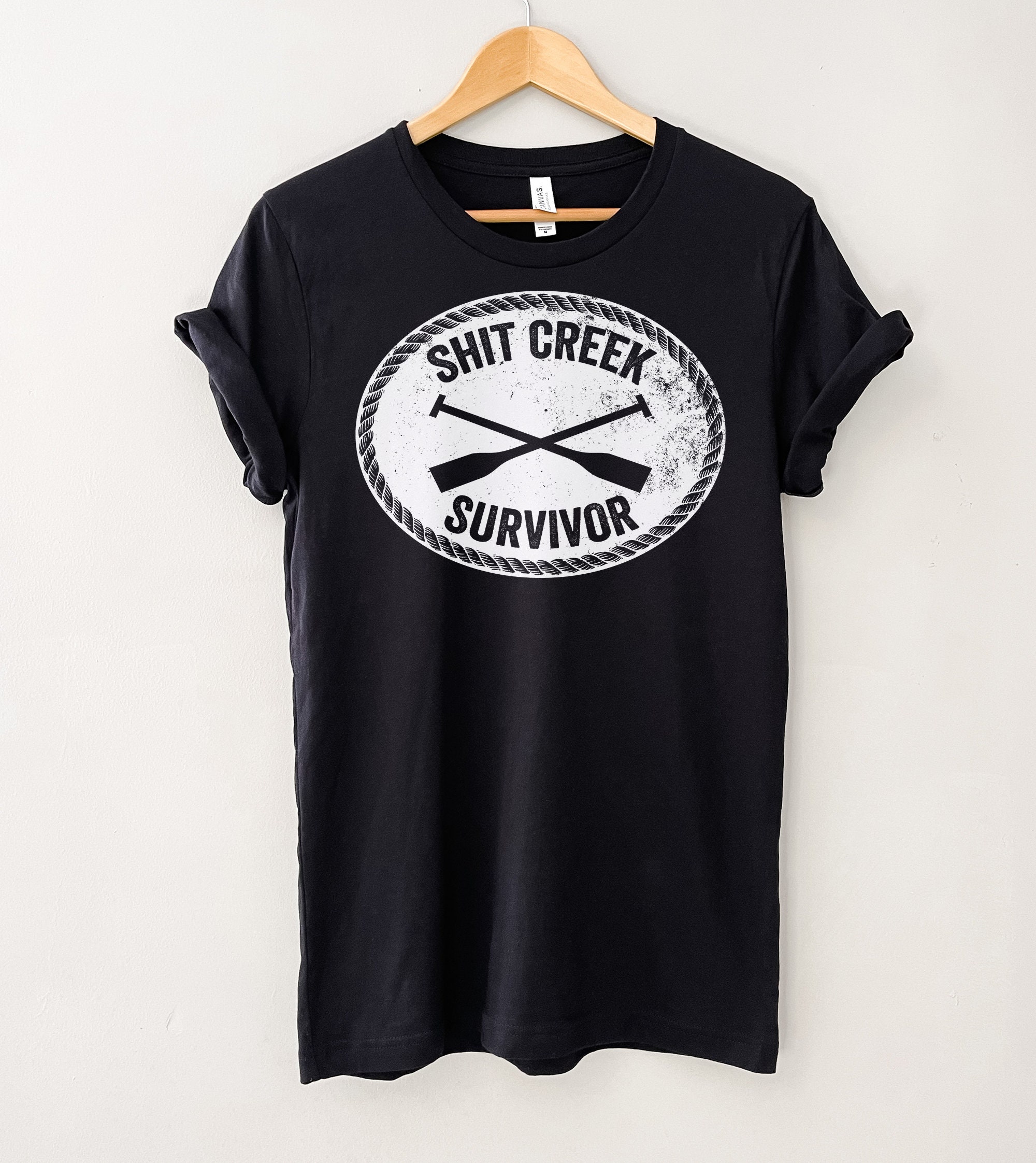 Funny Shit Creek Survivor Unisex T-Shirt Funny Shit Creek Survivor Unisex T-Shirt