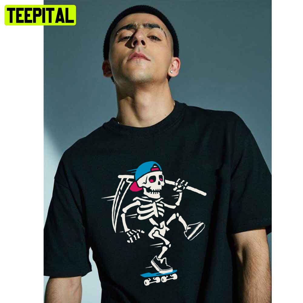 Funny Skeleton Van Shoes Unisex T-Shirt Funny Skeleton Van Shoes Unisex T-Shirt