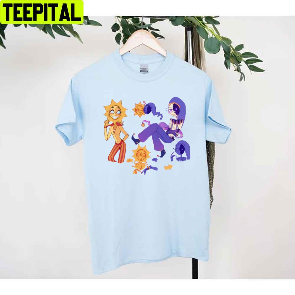 Funny Style Sundrop And Moondrop Design Unisex T-Shirt Funny Style Sundrop And Moondrop Design Unisex T-Shirt