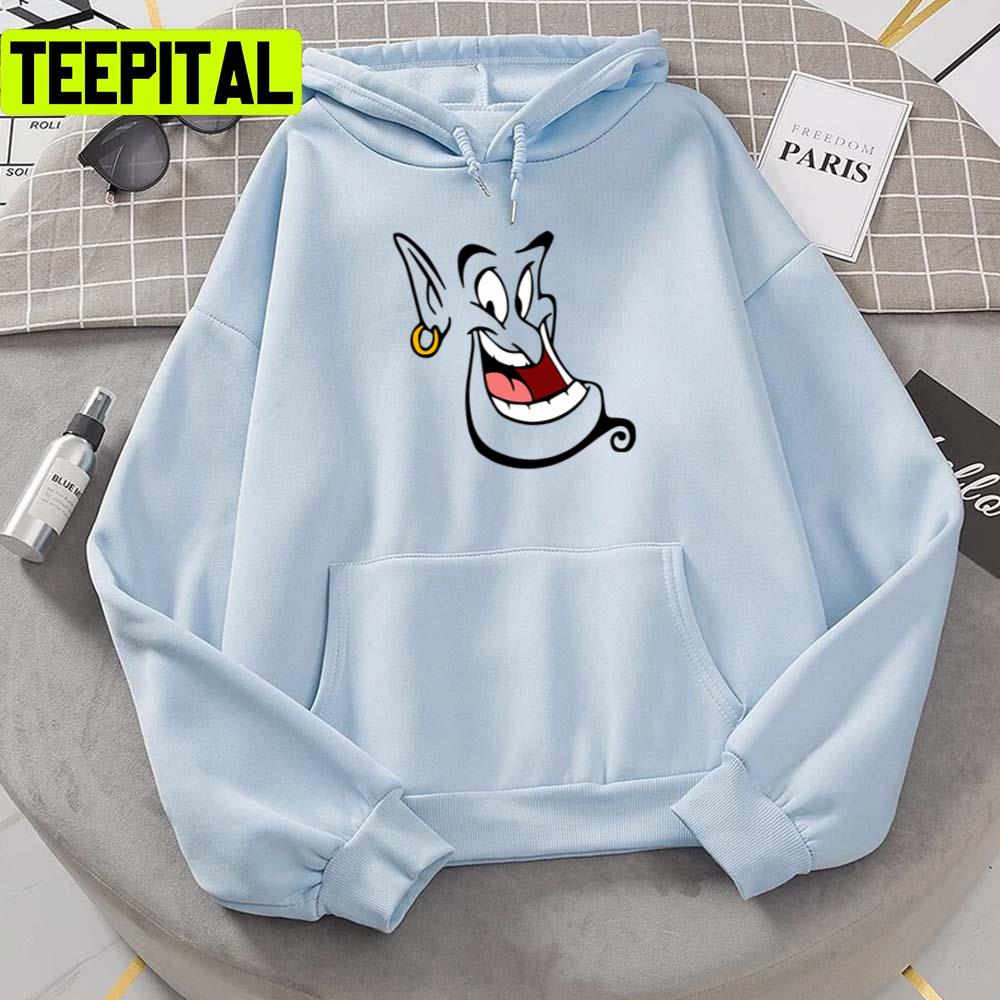 Funny Tee Aladdin Disney Cartoon Genie Unisex T-Shirt Funny Tee Aladdin Disney Cartoon Genie Unisex T-Shirt