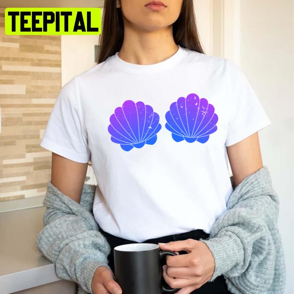 Galactic Shells The Little Mermaid Disney Unisex T-Shirt Galactic Shells The Little Mermaid Disney Unisex T-Shirt