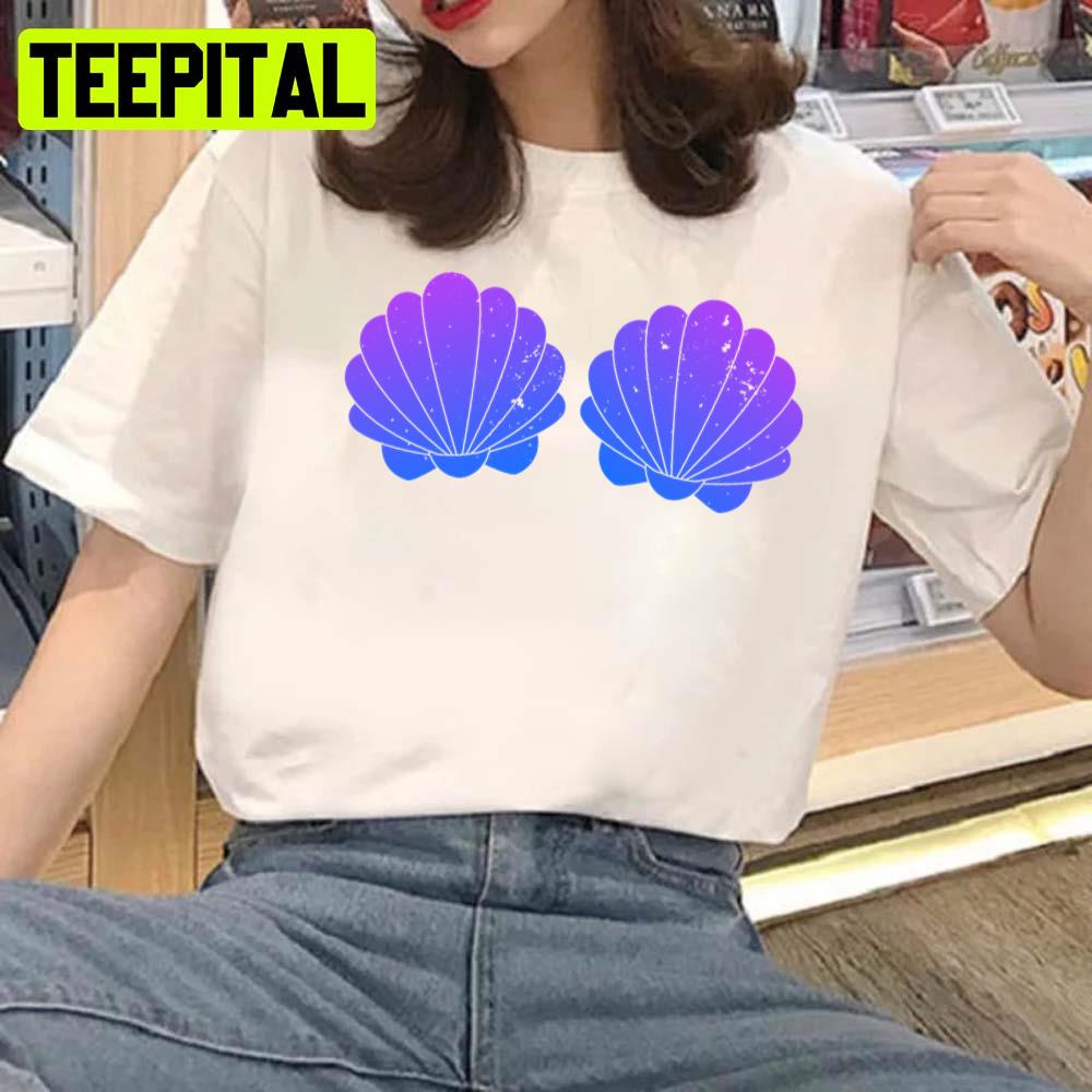 Galactic Shells The Little Mermaid Disney Unisex T-Shirt Galactic Shells The Little Mermaid Disney Unisex T-Shirt