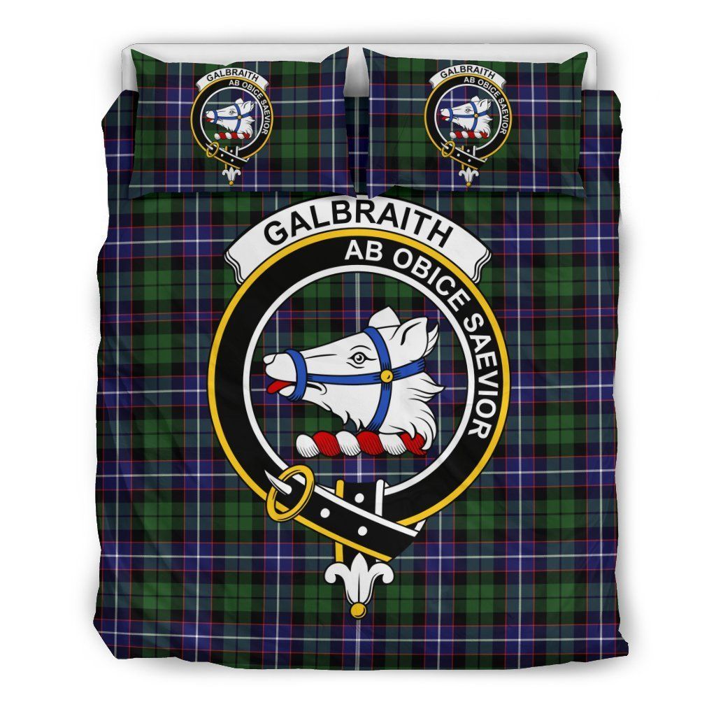 Galbraith Clan Badge Tartan Cotton Bedding Sets Galbraith Clan Badge Tartan Cotton Bedding Sets